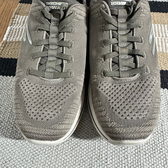 Skechers Men's 9.5 Slip-Ins Arch Fit 2.0 Grand Select Shoes Taupe Go Walk 216601 - Picture 2 of 11